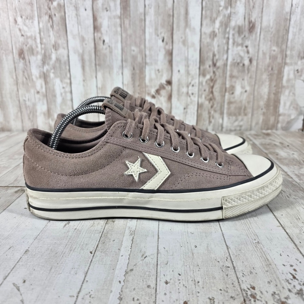 Converse All Star Star Player 76 Low Top Brown Suede Sneakers A09461C Womens 10